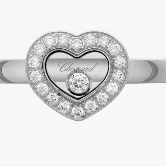Chopard Diamond Heart Happy Icons Ring - EXCELLENT CONDITION ! - Picture 14 of 17